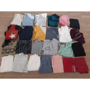 Preloved 25pcs Lady Blouse   Woman Short Skirt Pants