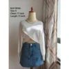 my-11134207-7rasa-mcd5125wtzag0f.webp Preloved Crop Top Blouse Cardigan Blouse Knit Wear