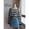 Preloved Blouse Crop Top and Knit