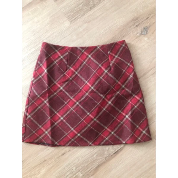 my-11134207-7rask-m62gwsqxyxqr53.webp High Waist Skirt Red Size M