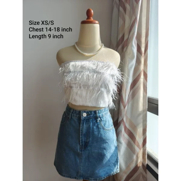 my-11134207-7rask-mcd5125wr65kdc.webp Preloved Crop Top Blouse Cardigan Blouse Knit Wear