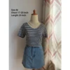 my-11134207-820l4-mfyzzrrpg7pq32.webp Preloved Basic Women Tee Women Blouse Women Top Stripes